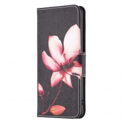 Xiaomi Redmi Note 13 Pro Plus 5G Θήκη Βιβλίο Colored Drawing Pattern Phone Case Lotus