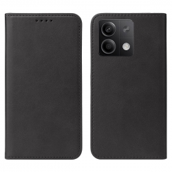 Xiaomi Redmi Note 13 5G Θήκη Βιβλίο Μαύρο Magnetic Closure Phone Case Black
