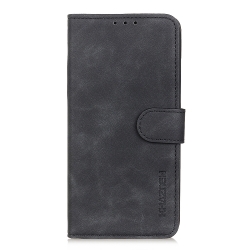 Xiaomi Redmi Note 13 4G Θήκη Βιβλίο Μαύρο KHAZNEH Retro Texture Flip Phone Case Black
