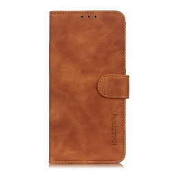 Xiaomi Redmi Note 13 4G Θήκη Βιβλίο Καφέ KHAZNEH Retro Texture Flip Phone Case Brown