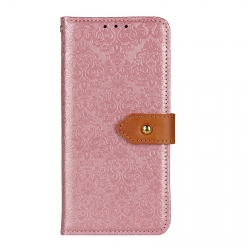 Xiaomi Poco X6 Pro 5G Θήκη Βιβλίο Ροζ European Floral Embossed Phone Case Pink