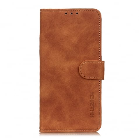 Xiaomi Poco X6 Pro 5G Θήκη Βιβλίο Καφέ KHAZNEH Retro Texture Flip Phone Case Brown
