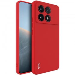 Xiaomi Poco X6 Pro 5G Θήκη Σιλικόνης Κόκκινο IMAK UC-4 Series Straight Edge TPU Soft Phone Case Red