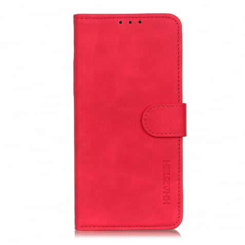 Xiaomi Poco X6 Pro 5G Θήκη Βιβλίο Κόκκινο KHAZNEH Retro Texture Flip Phone Case Red