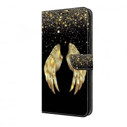 Xiaomi Redmi Note 13 5G Θήκη Βιβλίο Global Crystal 3D Shockproof Protective Phone Case Golden Wings