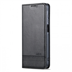 Samsung Galaxy A25 5G / A24 5G/4G Θήκη Βιβλίο Μαύρο AZNS Magnetic Calf Texture Flip Phone Case Black