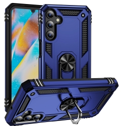 Samsung Galaxy A15 5G / A15 4G Θήκη Μπλε Με Σταντ Shockproof TPU + PC Phone Case with Holder Blue