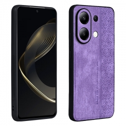 Xiaomi Redmi Note 13 4G Θήκη Μωβ AZNS 3D Embossed Skin Feel Phone Case Purple
