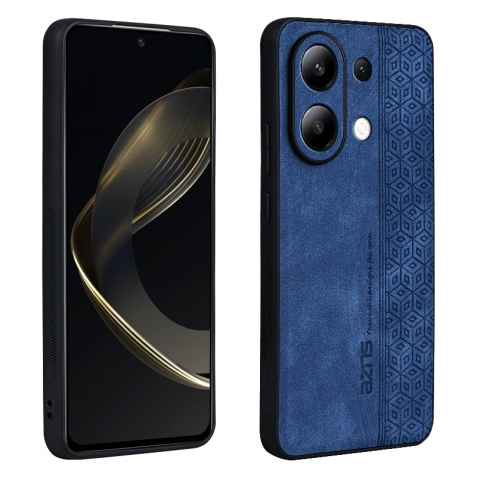 Xiaomi Redmi Note 13 4G Θήκη Μπλε AZNS 3D Embossed Skin Feel Phone Case Sapphire Blue
