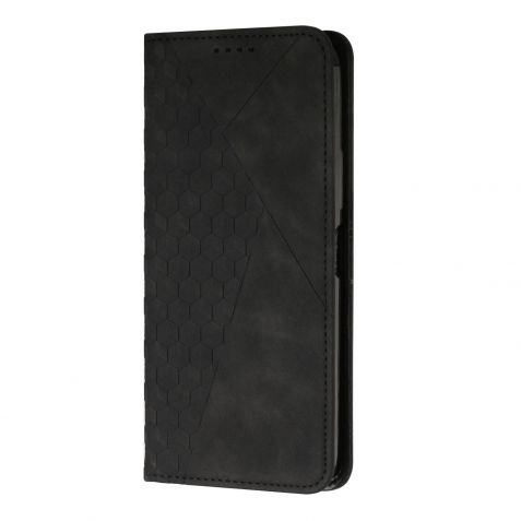 Samsung Galaxy A25 5G / A24 5G/4G Θήκη Βιβλίο Μαύρο Diamond Splicing Skin Feel Magnetic Phone Case Black