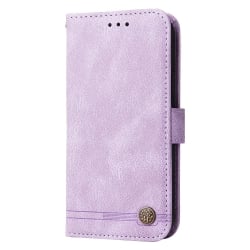 Xiaomi Redmi Note 13 Pro 4G / Poco M6 Pro 4G Θήκη Βιβλίο Μωβ Skin Feel Life Tree Metal Button Horizontal Flip Case Purple