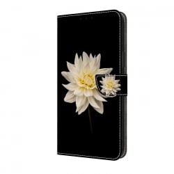 Xiaomi Redmi Note 13 5G Θήκη Βιβλίο Global Crystal 3D Shockproof Protective Phone Case White Flower