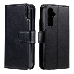 Samsung Galaxy A15 5G / A15 4G Θήκη Βιβλίο Μαύρο Card Slots Tri-Fold 9-Card Phone Case Black