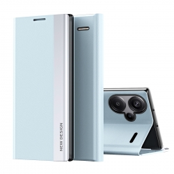 Xiaomi Redmi Note 13 Pro Plus 5G Θήκη Βιβλίο Μπλε Side Electroplated Adsorption Phone Case Blue