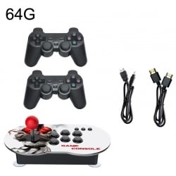 MANTE1 MT6 TV Console Game Joystick Turret HD 4K Game 64G Built-in 10000 Games+for PS1 Game