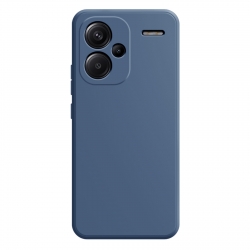 Xiaomi Redmi Note 13 Pro Plus 5G Θήκη Σιλικόνης Γκρι Μπλε Imitation Liquid Silicone Phone Case Grey Blue