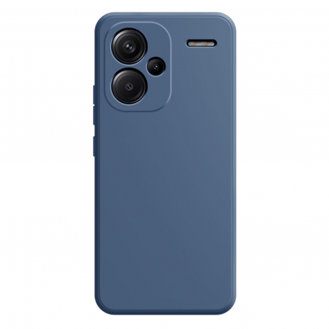 Xiaomi Redmi Note 13 Pro Plus 5G Θήκη Σιλικόνης Γκρι Μπλε Imitation Liquid Silicone Phone Case Grey Blue