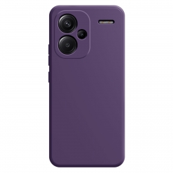 Xiaomi Redmi Note 13 Pro Plus 5G Θήκη Σιλικόνης Σκούρο Μωβ Imitation Liquid Silicone Phone Case Dark Purple