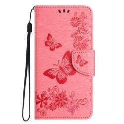 Samsung Galaxy A25 5G / A24 5G/4G Θήκη Βιβλίο Ροζ Butterfly Embossed Horizontal Flip Phone Case Pink