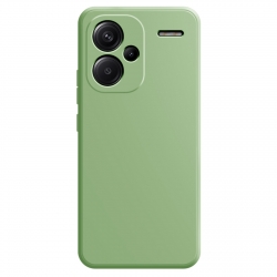 Xiaomi Redmi Note 13 Pro Plus 5G Θήκη Σιλικόνης Λαχανί Imitation Liquid Silicone Phone Case Light Green
