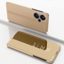 Xiaomi Redmi Note 13 Pro Plus 5G Θήκη Βιβλίο Χρυσό Plating Mirror Horizontal Flip Case Gold