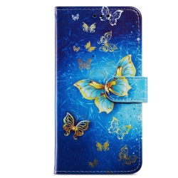 TCL 40 SE  Θήκη Βιβλίο Painted Pattern Horizontal Flip Phone Case Red Butterfly