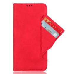 TCL 40 NXTpaper 4G Θήκη Βιβλίο Κόκκινο Skin Feel Calf Texture Card Slots Phone Case Red