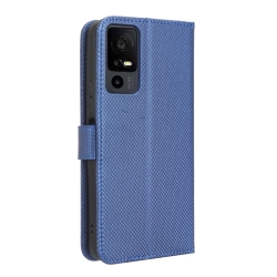 TCL 40 NXTpaper 5G Θήκη Βιβλίο Μπλε Diamond Texture Phone Case Blue