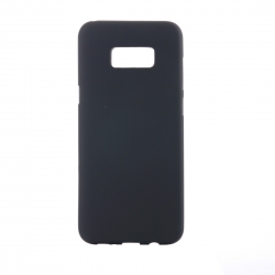 Samsung Galaxy S8 + Plus Θήκη Σιλικόνης Μαύρη Matt Silicone Case Black