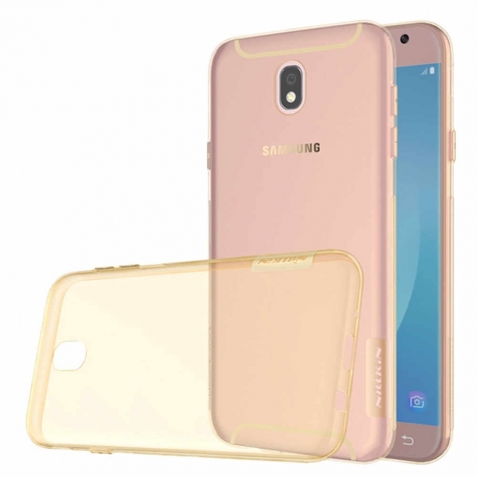 Samsung Galaxy J5 2017 Nillkin Θήκη Σιλικόνης Χρυσή Nature TPU Case 0.6 mm Gold