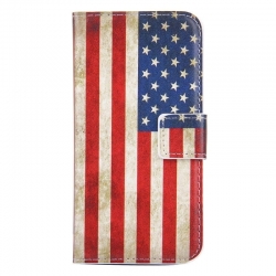 iPhone SE 2022 / SE 2020 / 8 / 7 Θήκη Βιβλίο Η Σημαία Της Αμερικής Book Case