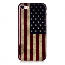 iPhone SE 2022 / SE 2020 / 8 / 7 Θήκη Σιλικόνης Η Σημαία Της Αμερικής Silicone Case