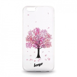 iPhone SE 2022 / SE 2020 / 8 / 7 Beeyo Σκληρή Θήκη Ροζ Δέντρο Hard Case Pink Tree