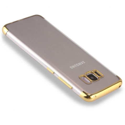 Samsung Galaxy S8 CAFELE Electroplating Soft Back Cover gold