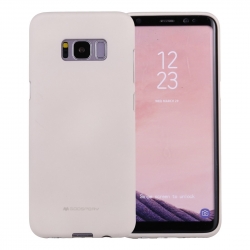 Samsung Galaxy S8+ Plus Goospery Soft Feeling Θήκη Σιλικόνης Απαλό Γκρι Silicone Case Stone
