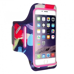 Armband Case 5'' Printed Universal Smart Touch Telephone