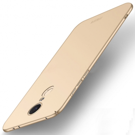 Xiaomi Redmi 5 Plus MOFI Shield Super Slim Σκληρή Θήκη Χρυσό Hard Case Gold