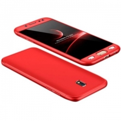 Samsung Galaxy J5 2017 GKK Full Coverage Protective Σκληρή Θήκη Κόκκινη Hard Case Red