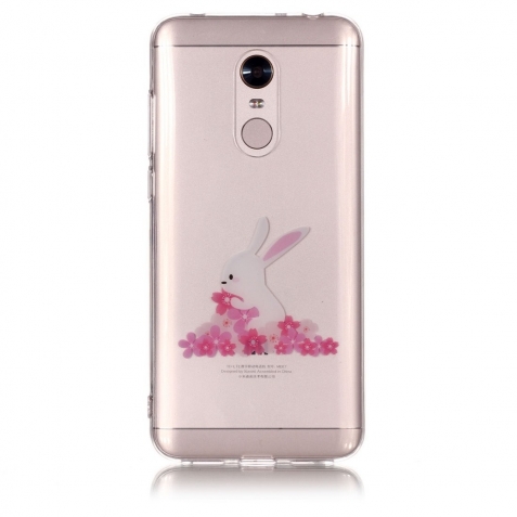 Xiaomi Redmi Note 5 / Note 5 Pro Θήκη Ροζ Κουνελάκι Pink Rabbit
