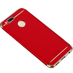 Xiaomi Mi A1 / Mi 5X Mofi Ultra-Thin Electroplating Side Protective Σκληρή Θήκη Κόκκινη Με Χρυσό Περίγραμμα Hard Case Red