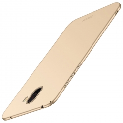 Xiaomi Pocophone F1 MOFI Shield Super Slim Σκληρή Θήκη Χρυσό Hard Case Gold