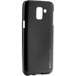 Samsung Galaxy J6 Plus 2018 Goospery iJelly Case Θήκη Σιλικόνης Μαύρο Silicone Case Black