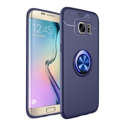 Samsung Galaxy J6 Plus Θήκη Σιλικόνης lenuo Shockproof TPU with Invisible Holder Blue