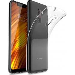 Xiaomi Pocophone F1 Θήκη Σιλικόνης Διάφανη Silicone Case Ultra Slim Transparent