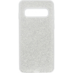 Samsung Galaxy S10e Θήκη Σιλικόνης Ασημί Shining Silicone Case Silver
