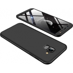 Samsung Galaxy J6 Plus GKK Full Coverage Protective Σκληρή Θήκη Μαύρο Hard Case Black