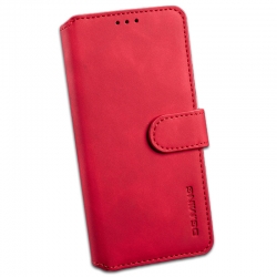 Samsung Galaxy S10 Plus DG.MING Θήκη Βιβλίο Κόκκινο Flip Oil Book Case Red