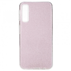Samsung Galaxy A70 Θήκη Σιλικόνης Ροζ Shining Silicone Case Pink