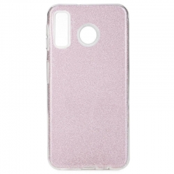 Samsung Galaxy M30 Θήκη Σιλικόνης Ροζ Shining Silicone Case Pink