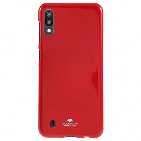 Samsung Galaxy M10 / A10 Goospery Jelly Case Θήκη Σιλικόνης Κόκκινη Silicone Case Red
